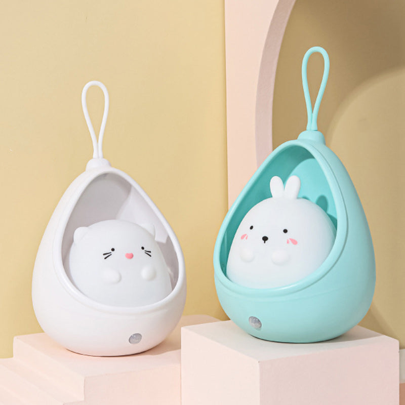 Cat Rabbit Triangle Cone Table Lamp