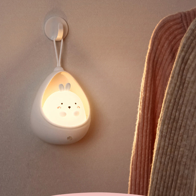 Cat Rabbit Triangle Cone Table Lamp