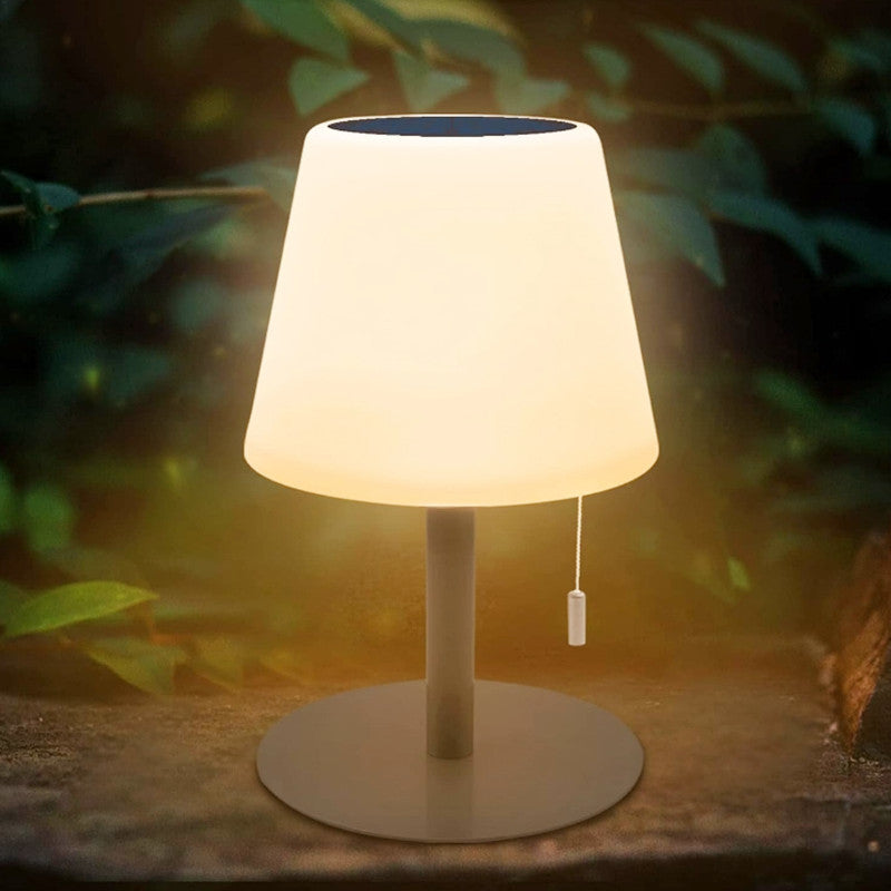 Round PE Hardware Table Outdoor Light
