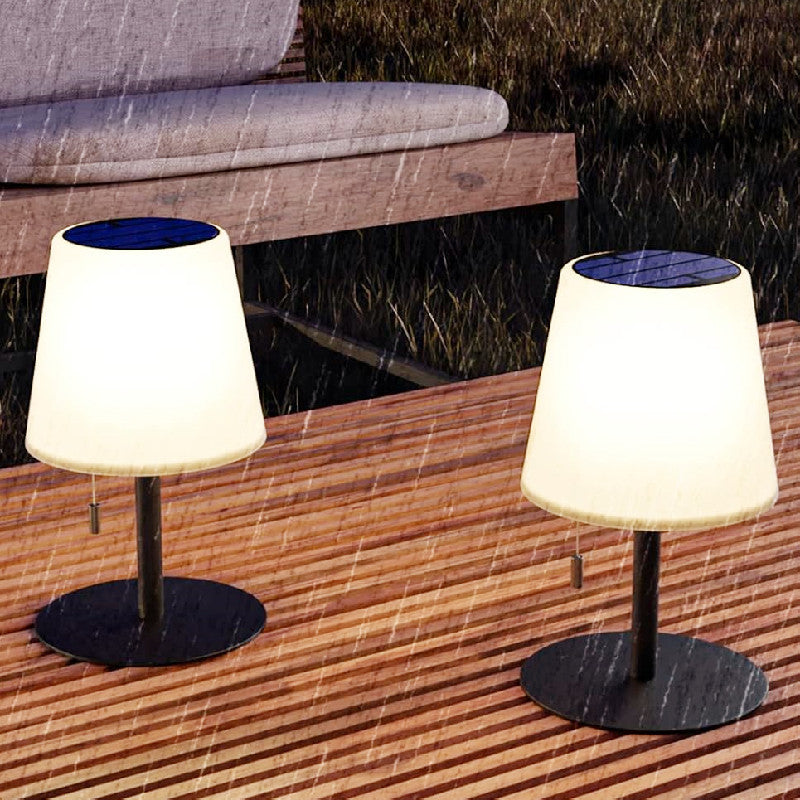 Round PE Hardware Table Outdoor Light