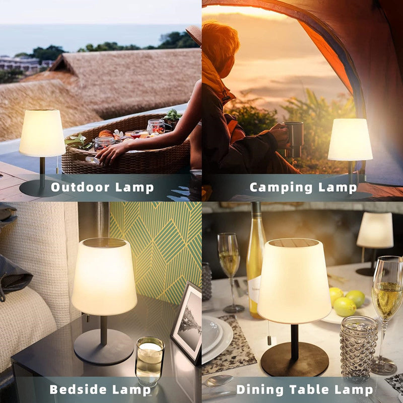 Round PE Hardware Table Outdoor Light