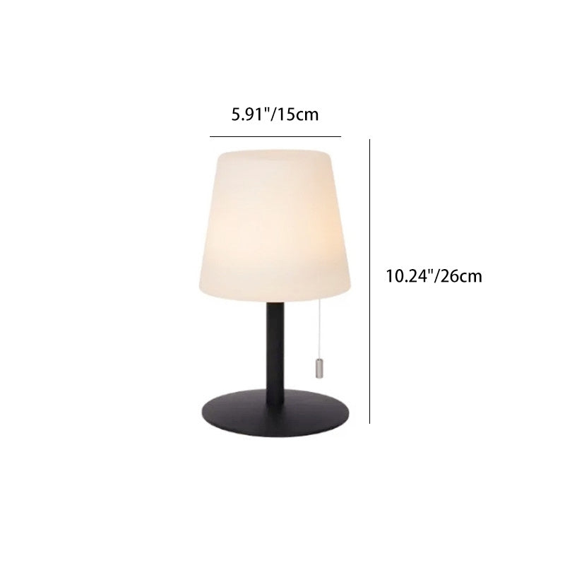 Round PE Hardware Table Outdoor Light