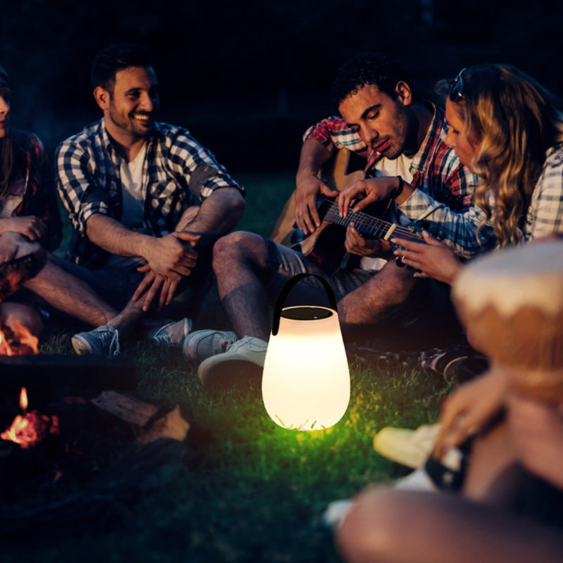 Portable PE Round Cylinder Outdoor Light