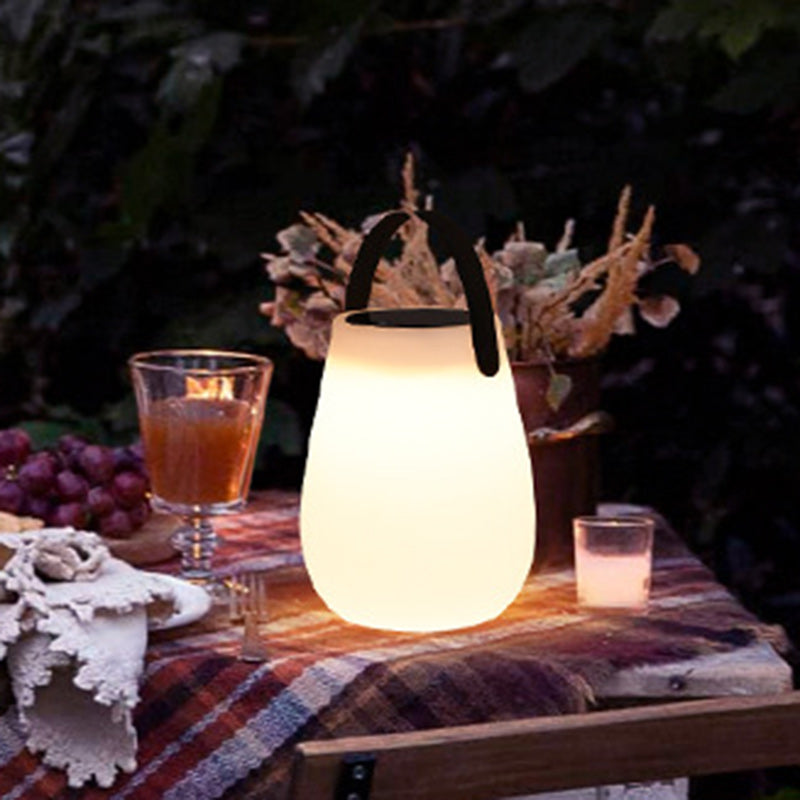 Portable PE Round Cylinder Outdoor Light
