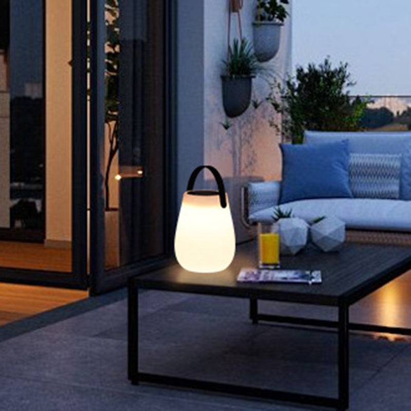 Portable PE Round Cylinder Outdoor Light
