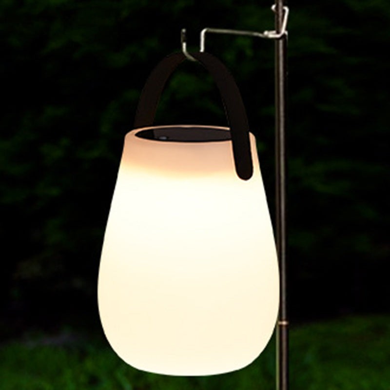 Portable PE Round Cylinder Outdoor Light