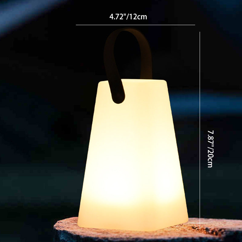 Portable PE Round Cylinder Outdoor Light
