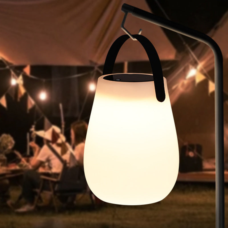 Portable PE Round Cylinder Outdoor Light