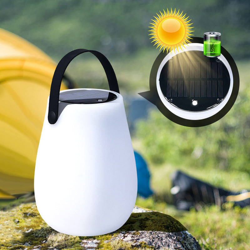 Portable PE Round Cylinder Outdoor Light