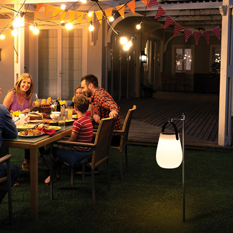 Portable PE Round Cylinder Outdoor Light