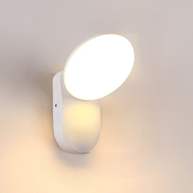 Round Square Aluminum Acrylic Outdoor Light