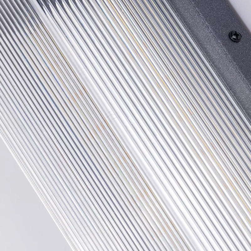 Rectangular Stainless Steel Acrylic Outdoor Light