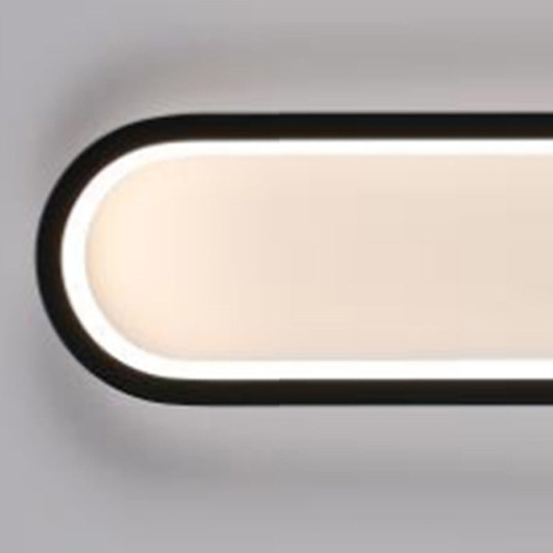 Oval Linear Hardware Acrylic Wall Lamp
