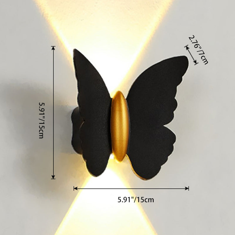 Butterfly Aluminum Optical Lens Outdoor Light