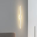 Wave Linear Iron Aluminum Wall Lamp