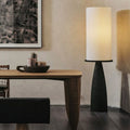 Round Cylinder Cone Fabric Floor Lamp