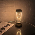 Cup Shape Oval Plastic Table Lamp