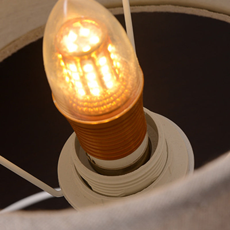 Round Cylinder Square Ceramic Table Lamp