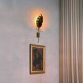 Leaf Shape Copper Living Wall Lamp