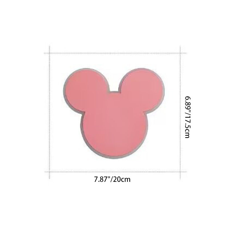 Cartoon Round Iron Bedroom Wall Lamp