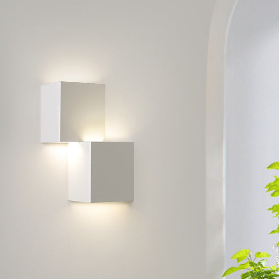Square Triangle Iron Acrylic Wall Lamp