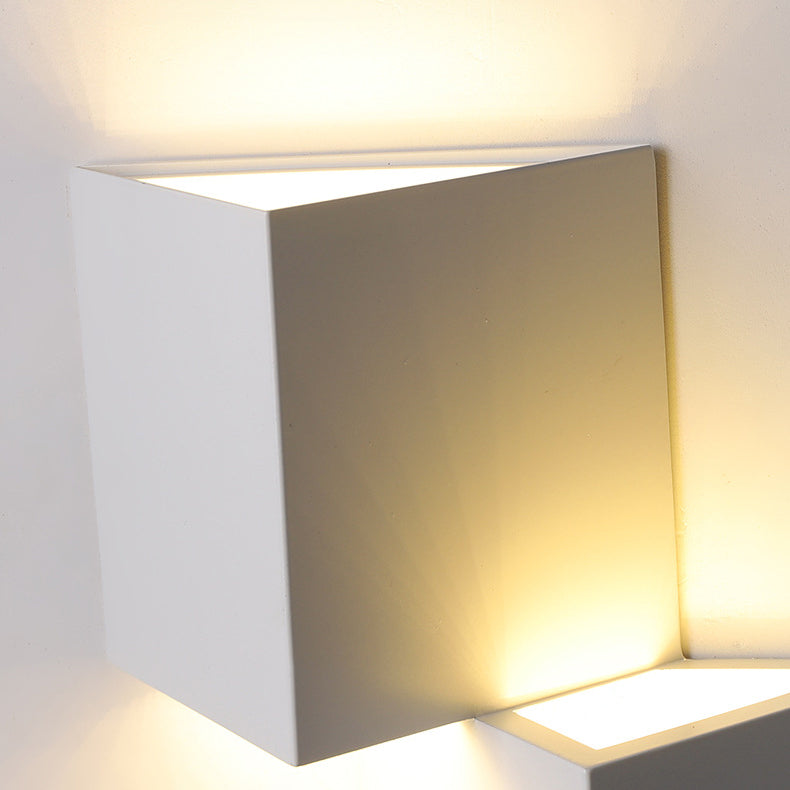 Square Triangle Iron Acrylic Wall Lamp