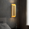 Rectangular Copper Bedroom 2-Light Wall Lamp