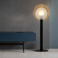 Round Oval Iron Marble Floor Lamp