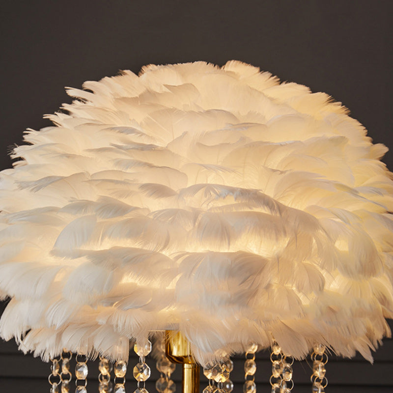 Modern Art Deco Cream Floor Lamp