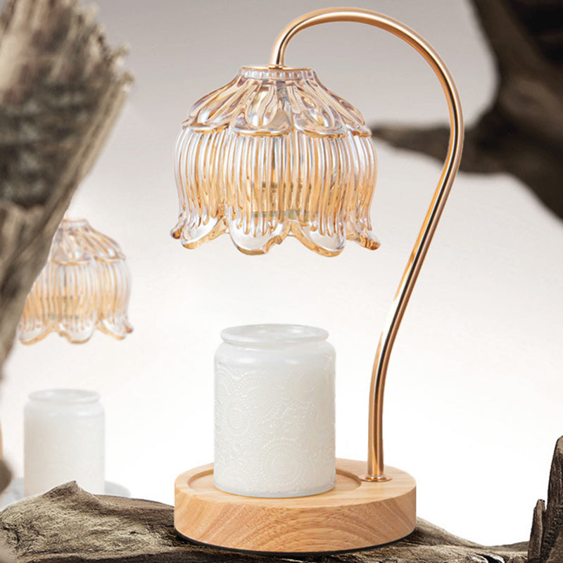Flower Shape Round Iron Table Lamp