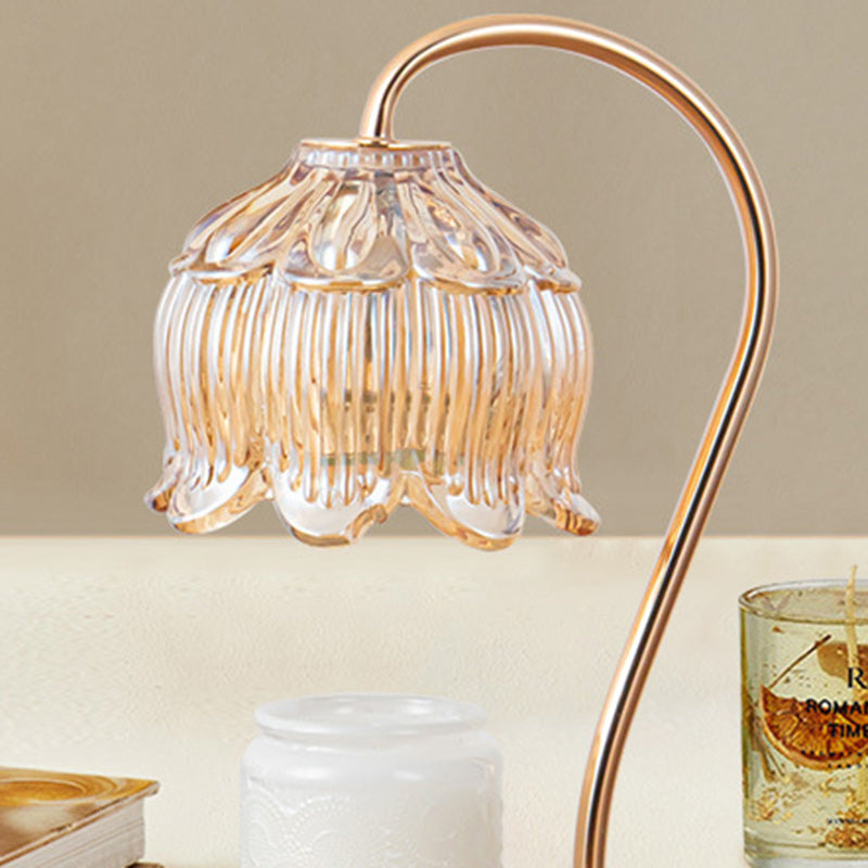 Flower Shape Round Iron Table Lamp