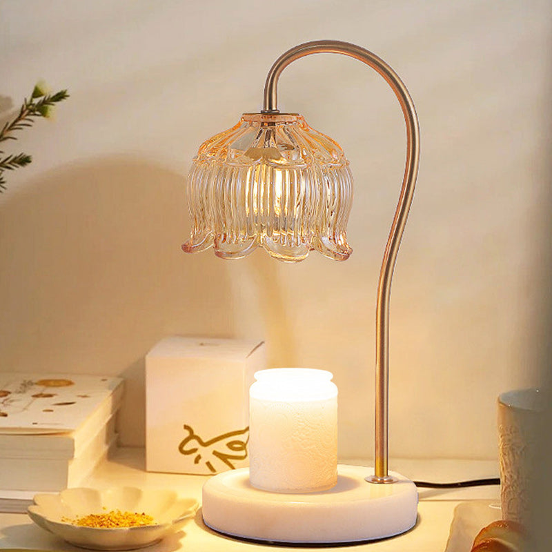 Flower Shape Round Iron Table Lamp