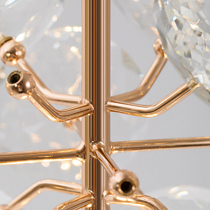 Dandelion Round Orb Hardware Wall Lamp