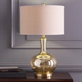 Round Cylinder Oval Glass Table Lamp