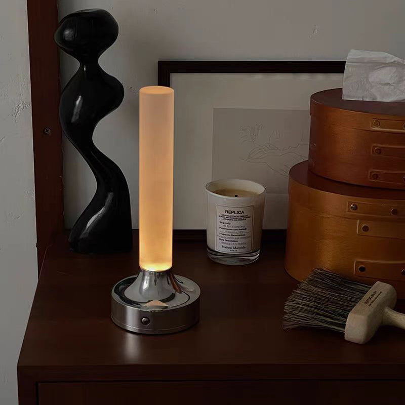 Candle Shape Round Cylinder Table Lamp