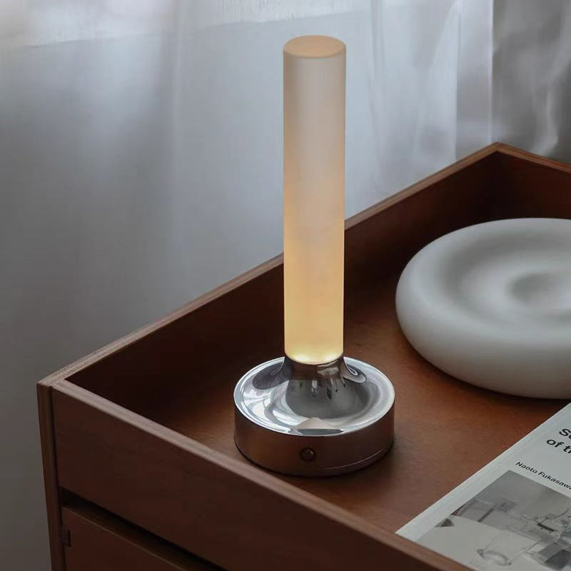Candle Shape Round Cylinder Table Lamp