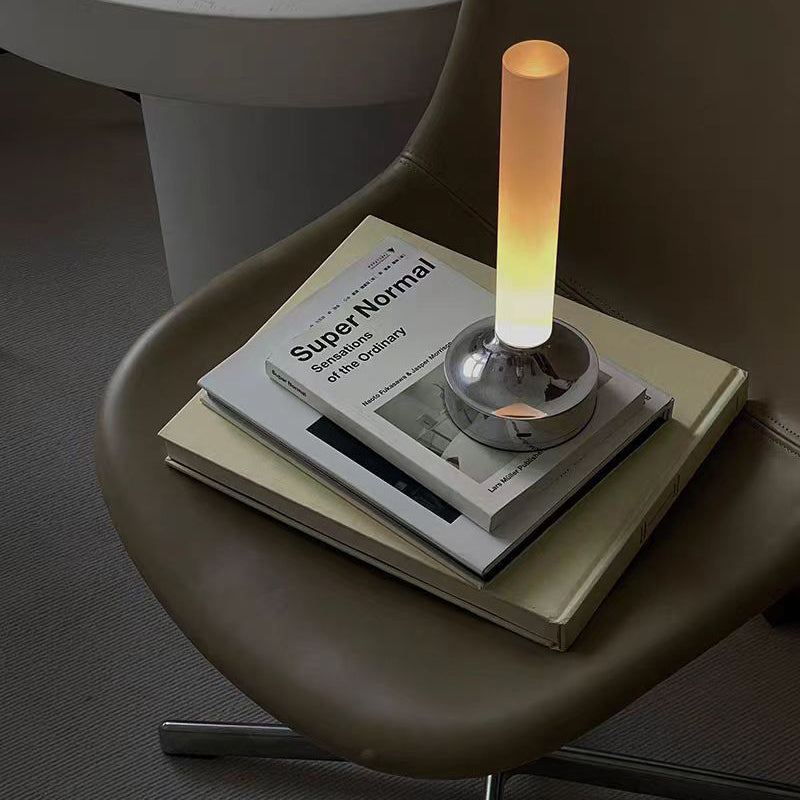 Candle Shape Round Cylinder Table Lamp