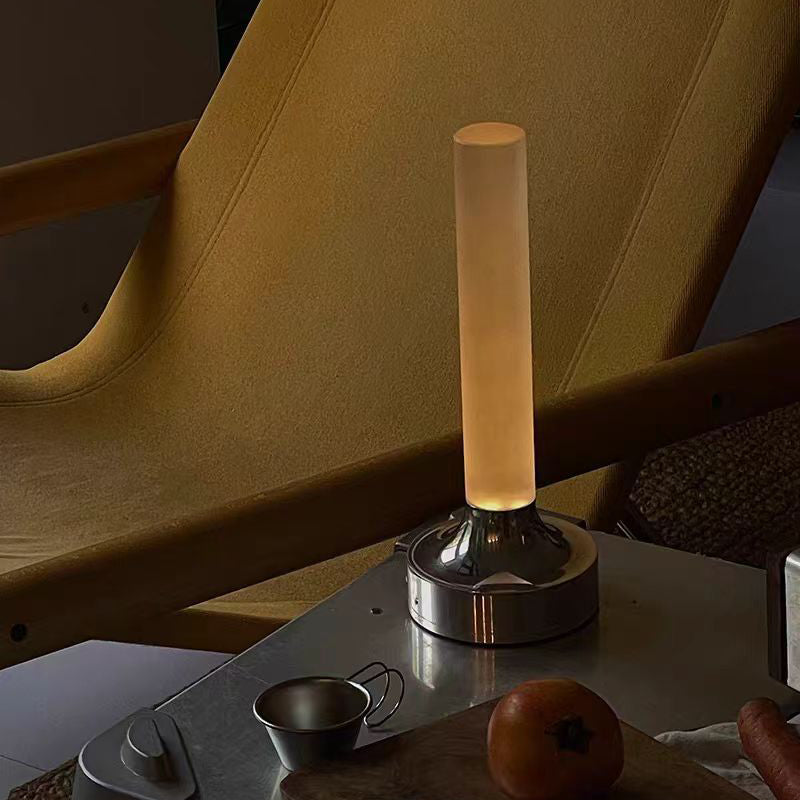 Candle Shape Round Cylinder Table Lamp