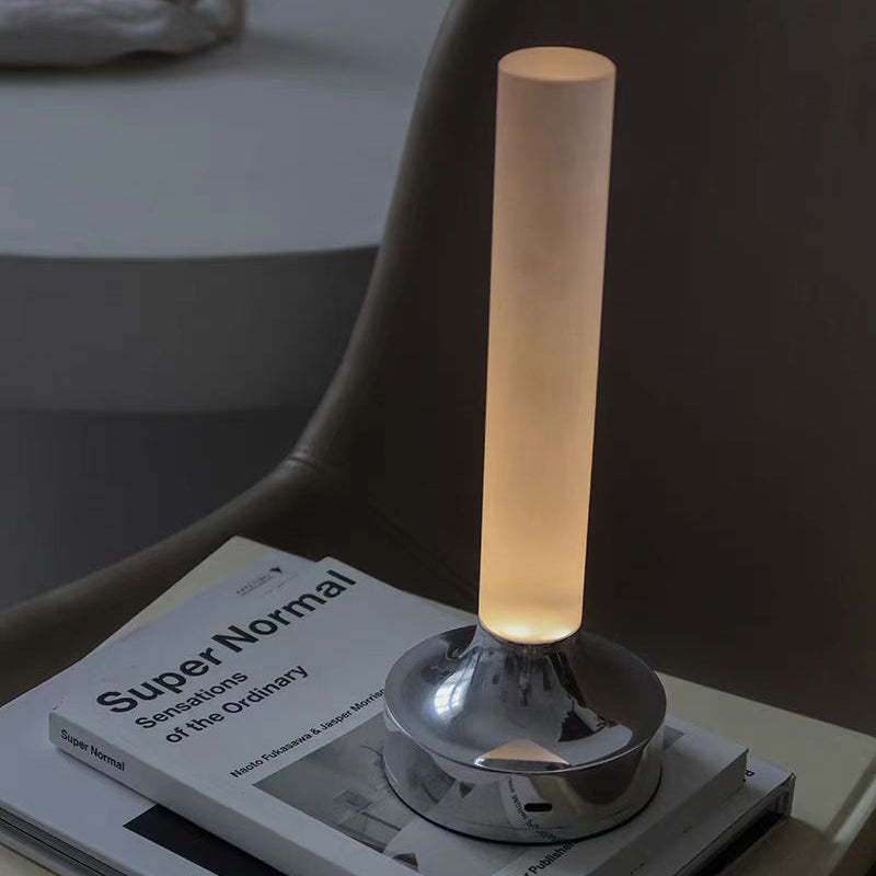 Candle Shape Round Cylinder Table Lamp