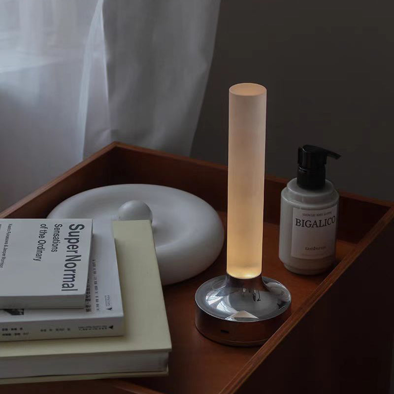Candle Shape Round Cylinder Table Lamp