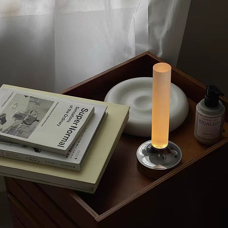 Candle Shape Round Cylinder Table Lamp