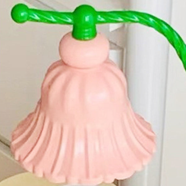 Girl Flower Round Iron Table Lamp