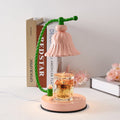 Girl Flower Round Iron Table Lamp