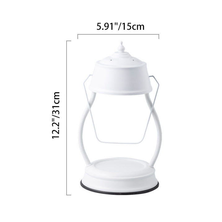 Horse Round Oval Iron Table Lamp