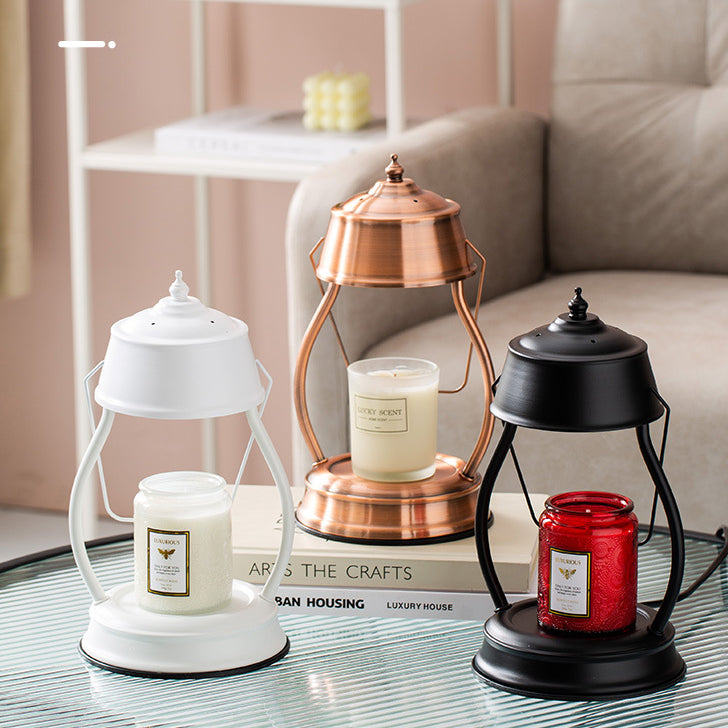 Horse Round Oval Iron Table Lamp