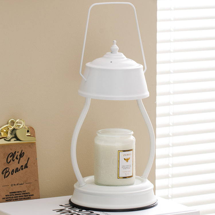 Horse Round Oval Iron Table Lamp