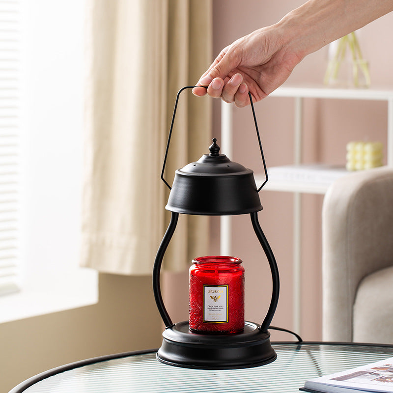 Horse Round Oval Iron Table Lamp