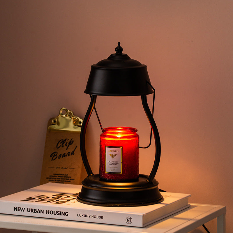 Horse Round Oval Iron Table Lamp