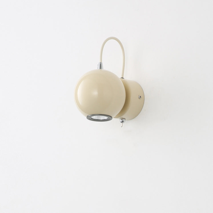 Magnetic Round Orb Iron Wall Lamp