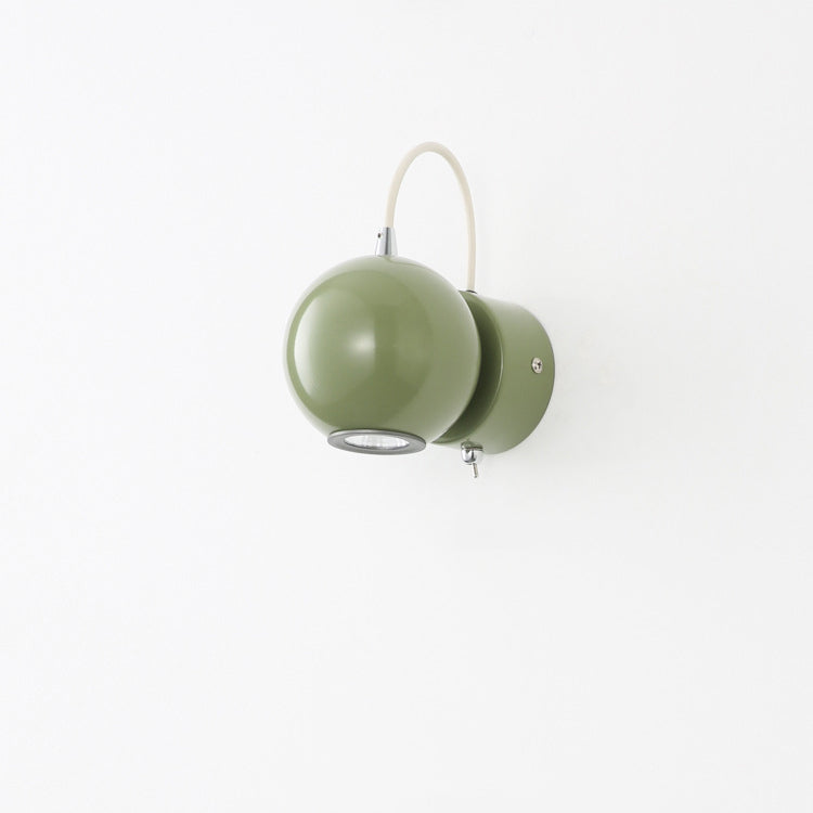 Magnetic Round Orb Iron Wall Lamp